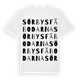 Sörbysfäbodarna ordlek t-shirt