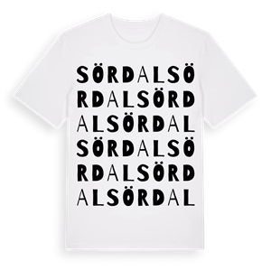 Sördal ordlek t-shirt – ekologisk bomull t-shirt från Pinshirt