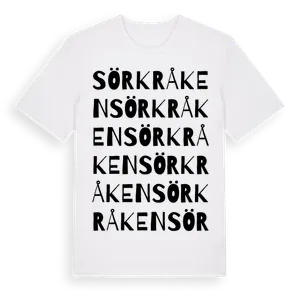 Sörkråken ordlek t-shirt – ekologisk bomull t-shirt från Pinshirt
