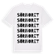 Sörnoret ordlek t-shirt
