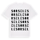 Sorsele ordlek t-shirt