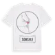 White t-shirt med Sorsele t-shirt