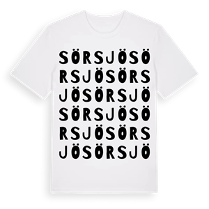 Sörsjö ordlek t-shirt – ekologisk bomull t-shirt från Pinshirt