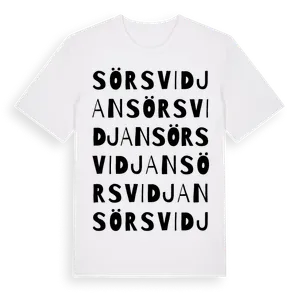 Sörsvidjan ordlek t-shirt – ekologisk bomull t-shirt från Pinshirt