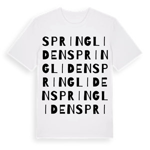 Springliden ordlek t-shirt – ekologisk bomull t-shirt från Pinshirt