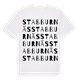 White t-shirt med Stabburnäs ordlek t-shirt