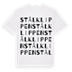 Stålklippen ordlek t-shirt