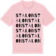 Pink Cotton t-shirt med Stalon ordlek t-shirt