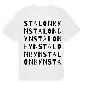 Stalonbyn ordlek t-shirt – ekologisk bomull t-shirt från Pinshirt