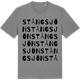 Mid Heather Gray t-shirt med Stångsjön ordlek t-shirt