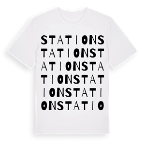 Station ordlek t-shirt – ekologisk bomull t-shirt från Pinshirt