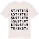 Vintage White t-shirt med Stavträsk ordlek t-shirt