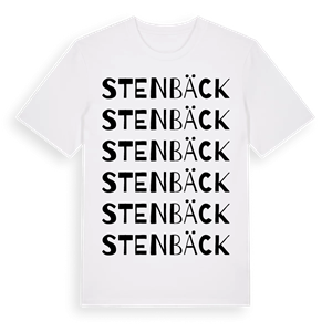 Stenbäck ordlek t-shirt – ekologisk bomull t-shirt från Pinshirt