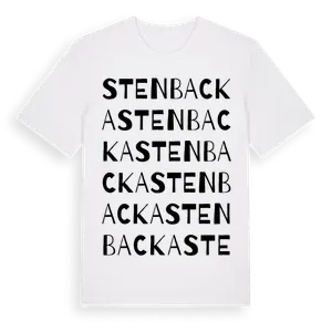 Stenbacka ordlek t-shirt – ekologisk bomull t-shirt från Pinshirt