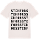 Vintage White t-shirt med Stenfors ordlek t-shirt