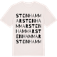 Vintage White t-shirt med Stenhammar ordlek t-shirt