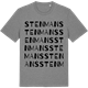 Mid Heather Gray t-shirt med Stenmans ordlek t-shirt
