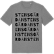 Mid Heather Gray t-shirt med Stensgärdan ordlek t-shirt