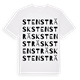 White t-shirt med Stensträsk ordlek t-shirt