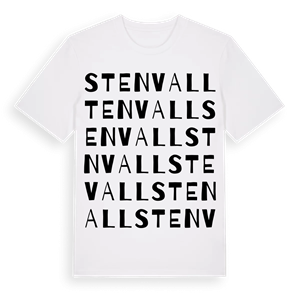 Stenvall ordlek t-shirt – ekologisk bomull t-shirt från Pinshirt
