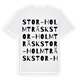 Stor-Holmträsk ordlek t-shirt