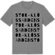 Mid Heather Gray t-shirt med Stor-Klössanden ordlek t-shirt