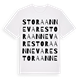 Stora Annevare ordlek t-shirt