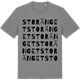 Mid Heather Gray t-shirt med Storänget ordlek t-shirt