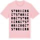Pink Cotton t-shirt med Storberget ordlek t-shirt