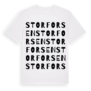 Storforsen ordlek t-shirt – ekologisk bomull t-shirt från Pinshirt