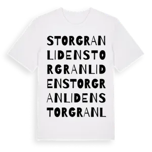Storgranliden ordlek t-shirt – ekologisk bomull t-shirt från Pinshirt