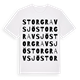 Storgravsjö ordlek t-shirt