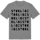 Mid Heather Gray t-shirt med Storkåge ordlek t-shirt