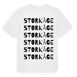 Storkåge ordlek t-shirt – ekologisk bomull t-shirt från Pinshirt