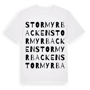 Stormyrbacken ordlek t-shirt – ekologisk bomull t-shirt från Pinshirt