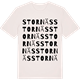 Vintage White t-shirt med Stornäs ordlek t-shirt