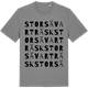 Mid Heather Gray t-shirt med Storsävarträsk ordlek t-shirt