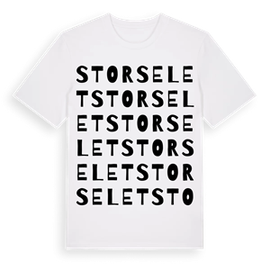 Storselet ordlek t-shirt – ekologisk bomull t-shirt från Pinshirt