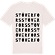 Vintage White t-shirt med Stöverfors ordlek t-shirt