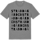 Mid Heather Gray t-shirt med Strandagården ordlek t-shirt