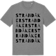 Mid Heather Gray t-shirt med Strandåker ordlek t-shirt