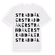 Strandåker ordlek t-shirt