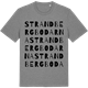 Mid Heather Gray t-shirt med Strandbergbodarna ordlek t-shirt
