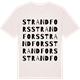 Vintage White t-shirt med Strandfors ordlek t-shirt