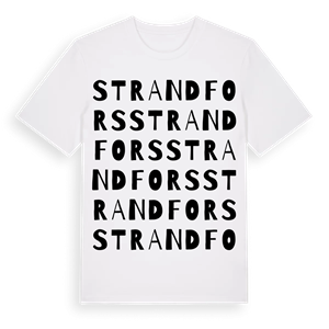 Strandfors ordlek t-shirt – ekologisk bomull t-shirt från Pinshirt