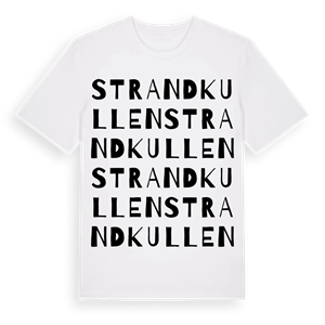 Strandkullen ordlek t-shirt – ekologisk bomull t-shirt från Pinshirt