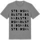 Mid Heather Gray t-shirt med Stridsmark ordlek t-shirt