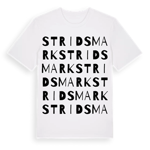 Stridsmark ordlek t-shirt – ekologisk bomull t-shirt från Pinshirt