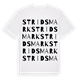 Stridsmark ordlek t-shirt