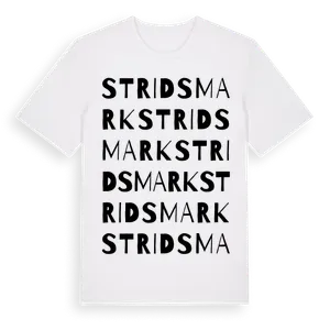 Stridsmark ordlek t-shirt – ekologisk bomull t-shirt från Pinshirt